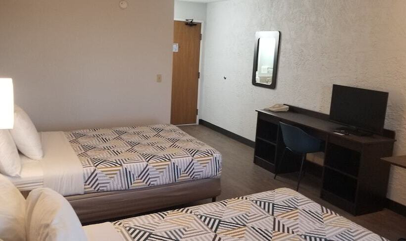 Номер Стандарт 2 Двуспальные Кровати, Motel 6elk Grove Village, Il  O Hare