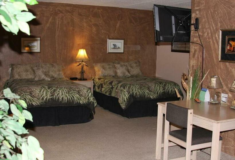 带2个双人床的标准工作室, Gladstone Inn And Suites