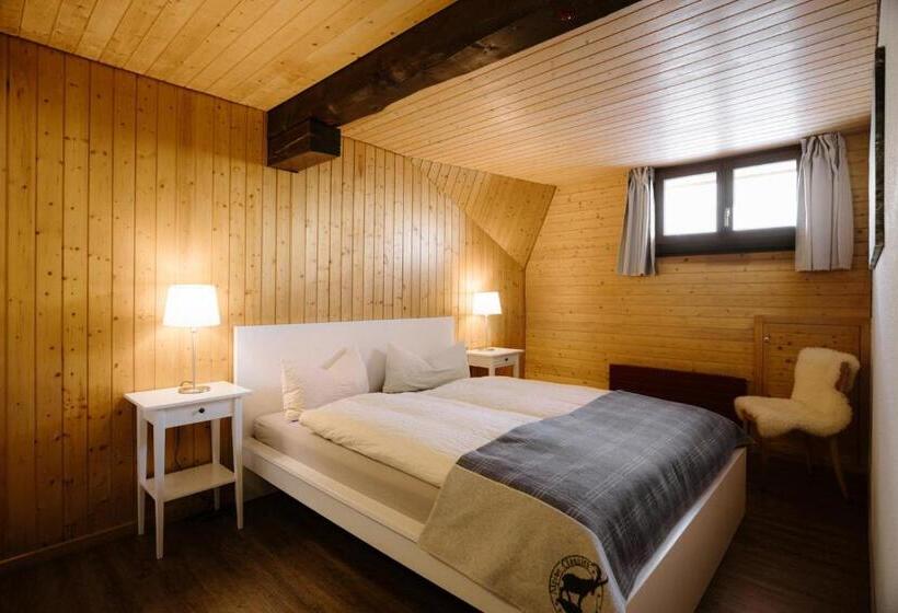 اتاق استاندارد با سرویس بهداشتی مشترک, Berghotel Engstligenalp