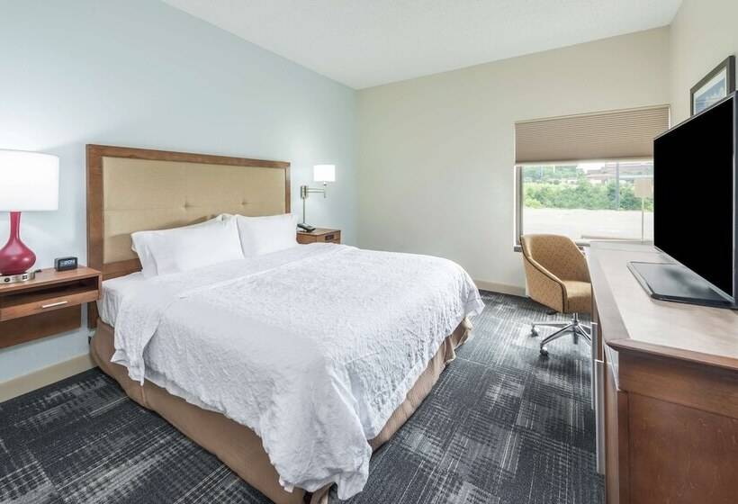 适合残疾人士使用的带超级大床的标准间, Hampton Inn Columbia