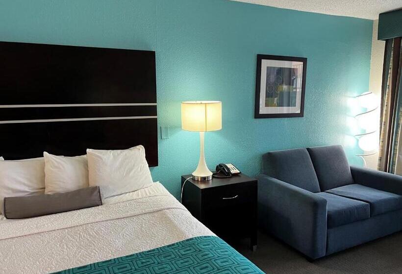 キングサイズベッドのスタンダードルーム, Howard Johnson By Wyndham Houston Heights/downtown