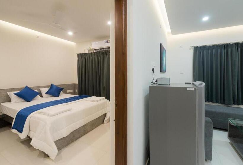 带1个卧室的带阳台的公寓, Manipal Atalia Service Apartments