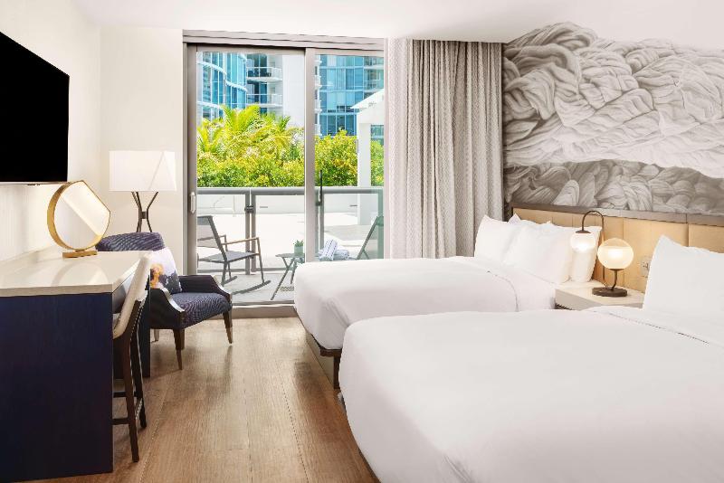 キングサイズベッドのスタンダードルーム, Hyatt Centric Las Olas Fort Lauderdale