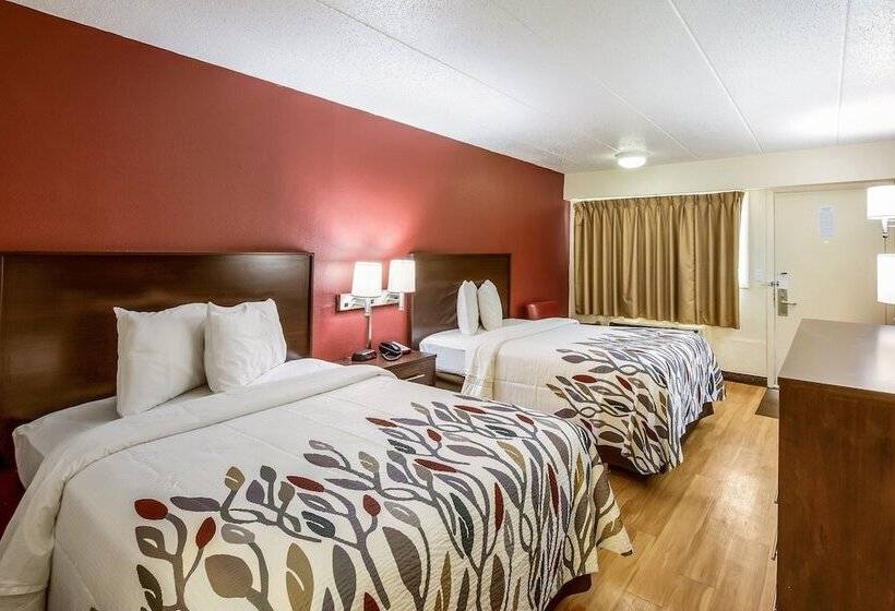 Номер Стандарт 2 Двуспальные Кровати, Red Roof Inn Saginaw – Frankenmuth