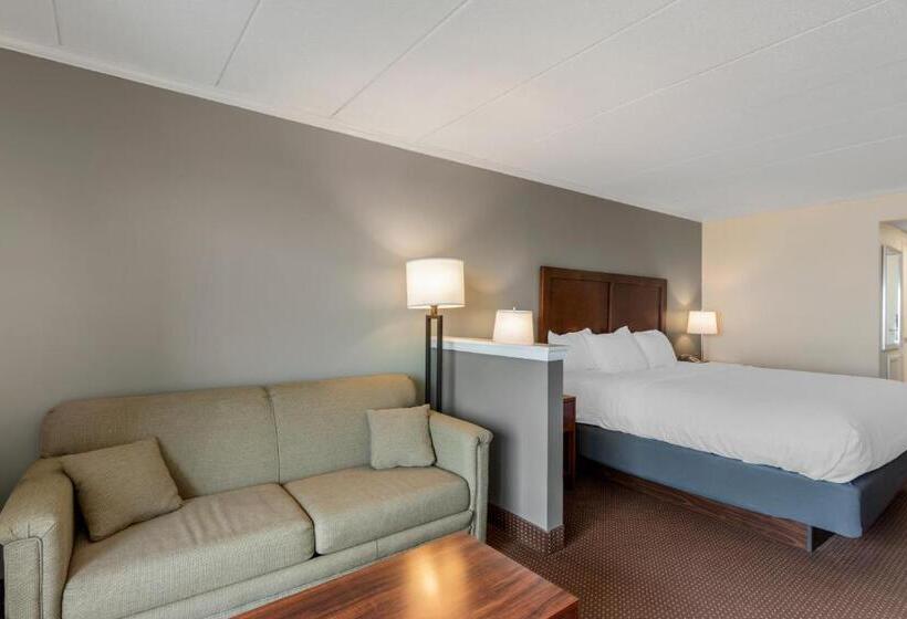 キングサイズベッドのスタンダードルーム, Quality Inn Ocean City Beachfront