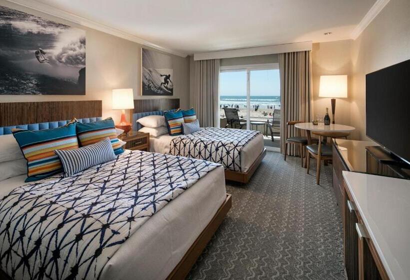 Номер Стандарт 2 Двуспальные Кровати, Sandcastle Hotel On The Beach