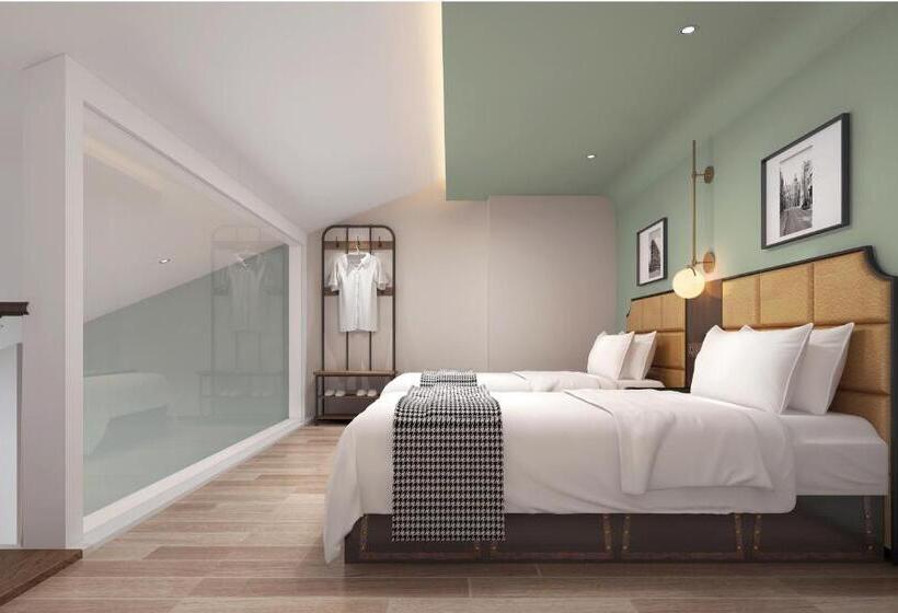 Quarto Deluxe, Happy Dragon City Culture Hotel Tianjin Draum Tower & Dayuecheng Shopping Mall