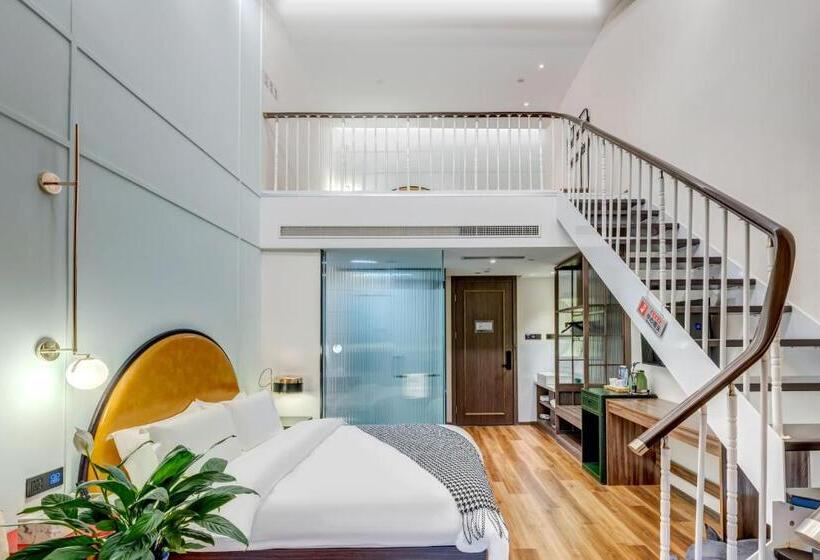 Quarto Familiar, Happy Dragon City Culture Hotel Tianjin Draum Tower & Dayuecheng Shopping Mall