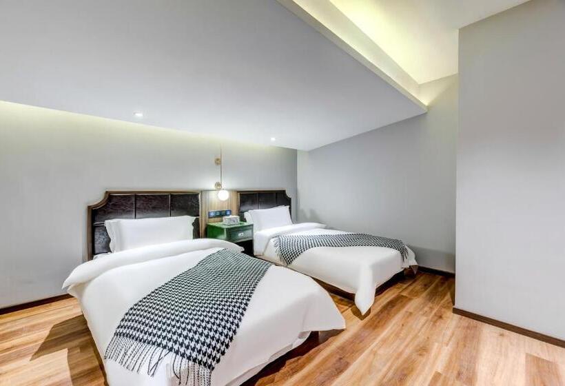 Quarto Familiar, Happy Dragon City Culture Hotel Tianjin Draum Tower & Dayuecheng Shopping Mall