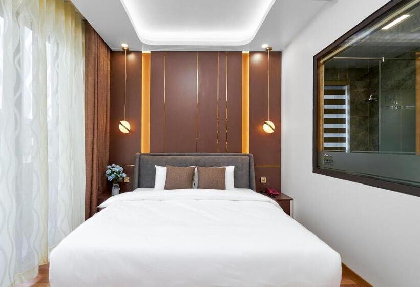 اتاق لوکس با چشم‌انداز دریا, Bbq Hostel Ha Long 2