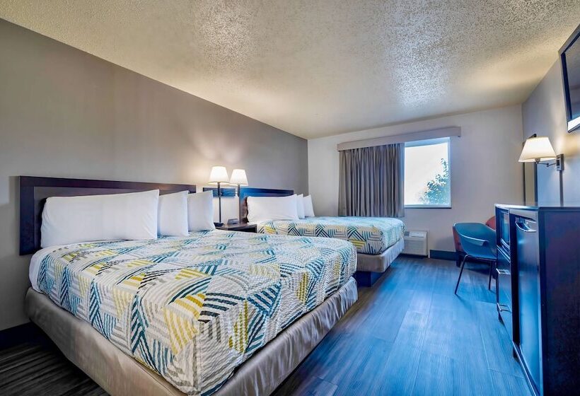 Номер Стандарт 2 Двуспальные Кровати, Motel 6 Stuart, Ia
