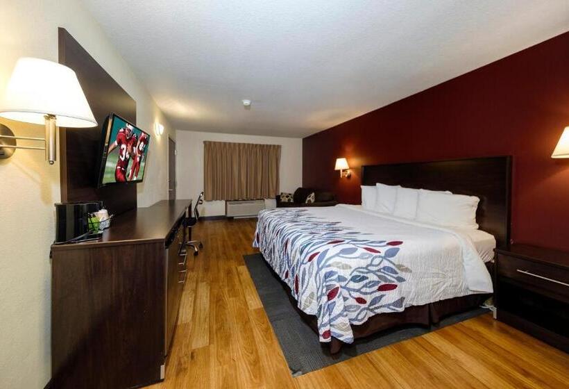 带大床的高级房间, Red Roof Inn Osage Beach  Lake Of The Ozarks