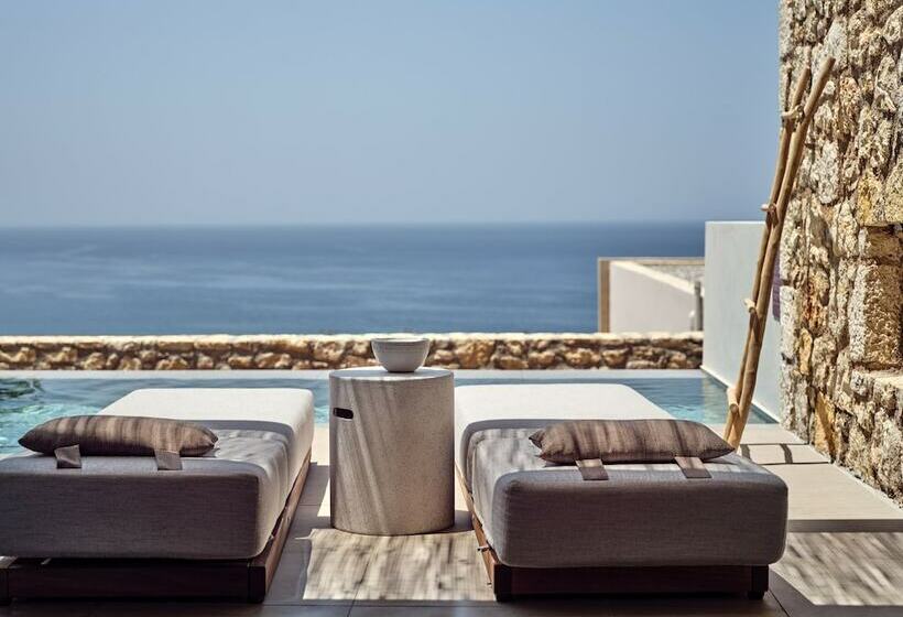 디럭스 룸 바다 전망, The Royal Senses Resort & Spa Crete, Curio Collection Hilton