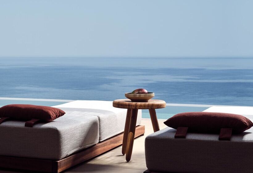 디럭스 룸 바다 전망, The Royal Senses Resort & Spa Crete, Curio Collection Hilton