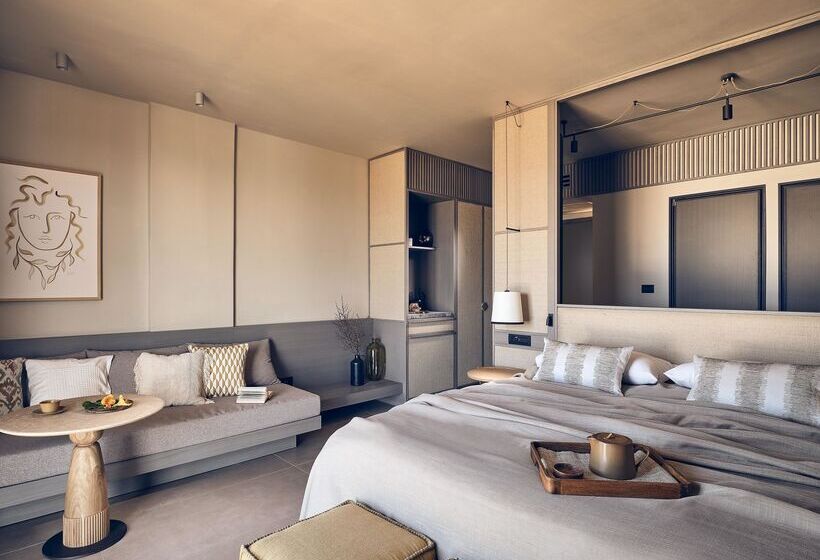 디럭스 룸 바다 전망, The Royal Senses Resort & Spa Crete, Curio Collection Hilton