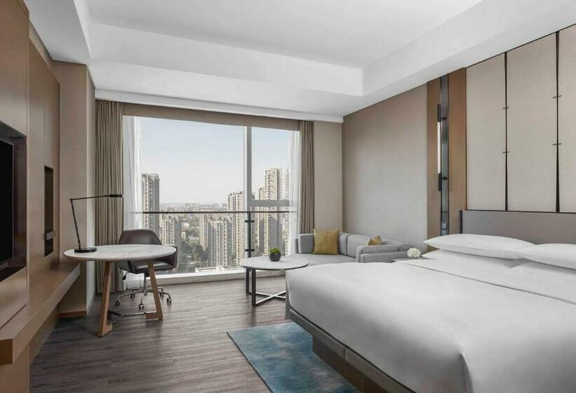 キングサイズベッドのデラックスルーム, Jiaxing Marriott