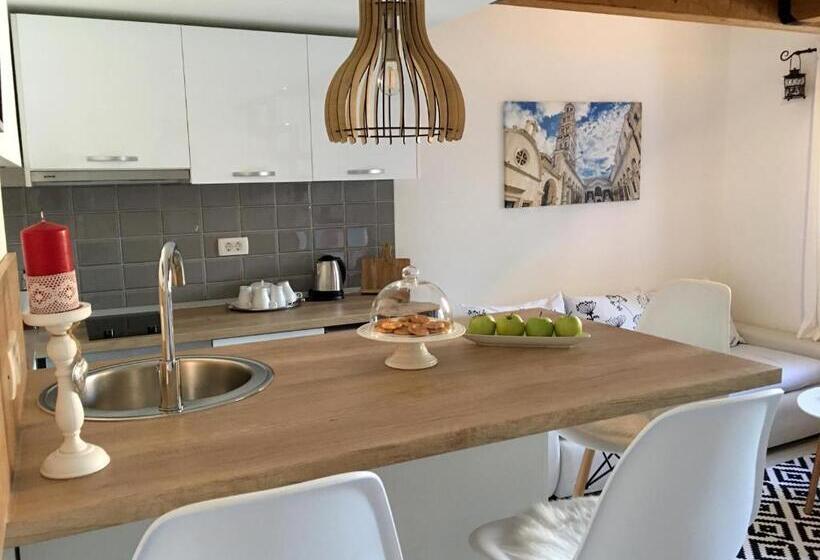 침실 1개 복층 룸, Central Split Rooms And Apartments Paese