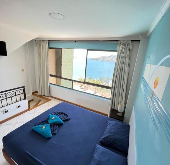 Апартаменты 1 Спальня Вид на Море, Edificio El Peñon Del Rodadero Apartamento Playa Rodadero