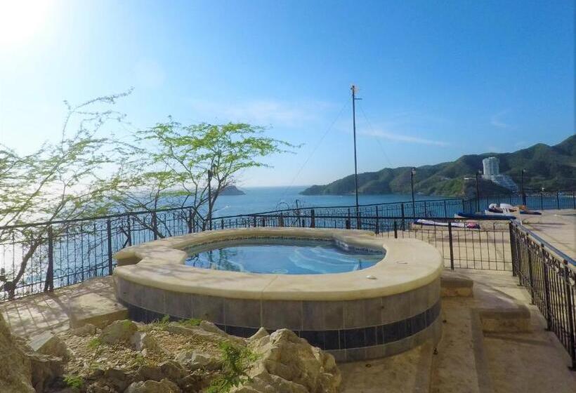 Апартаменты 1 Спальня Вид на Море, Edificio El Peñon Del Rodadero Apartamento Playa Rodadero