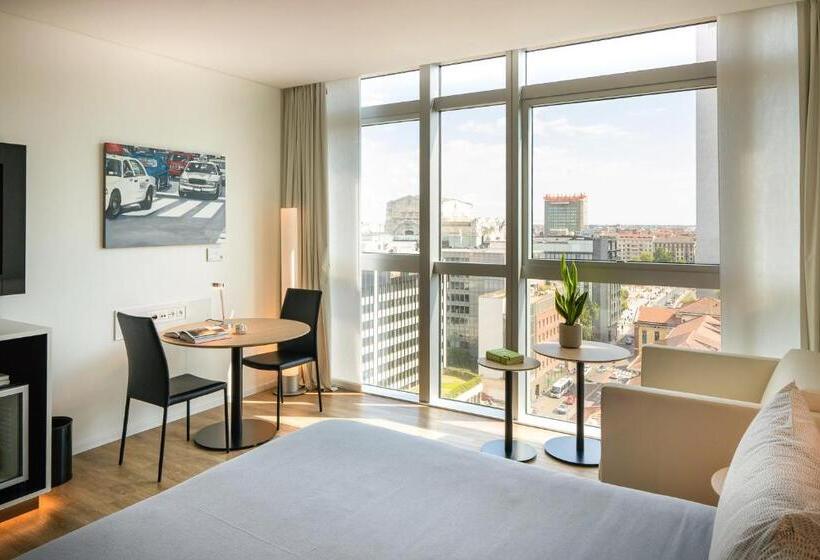 استودیوی استاندارد با چشم‌انداز شهر, Innside By Meliá Milano Torre Galfa
