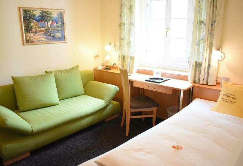 スタンダードシングルルーム, Gartenhotel Kloepferkeller