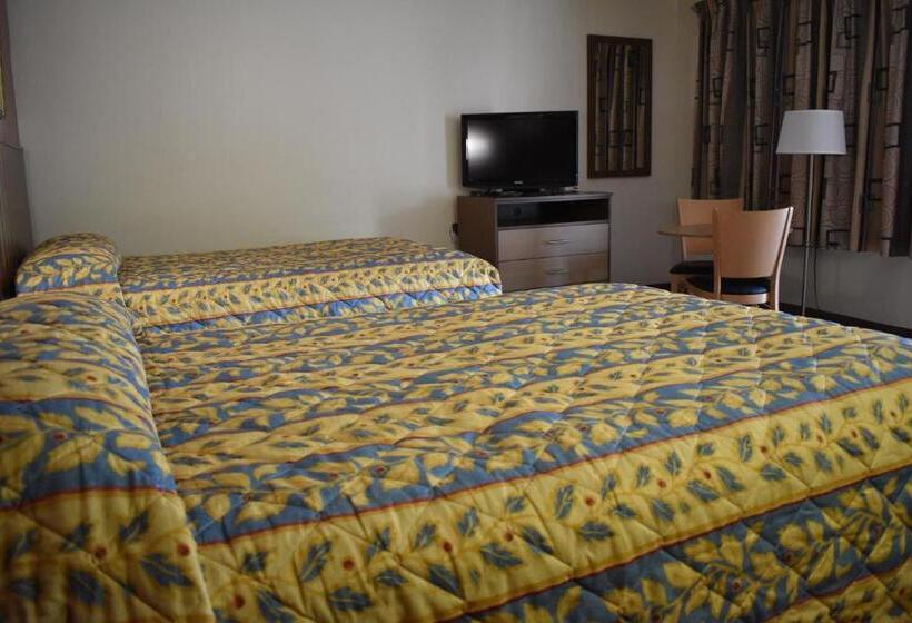 带2个双人床的标准工作室, South Hills Motel