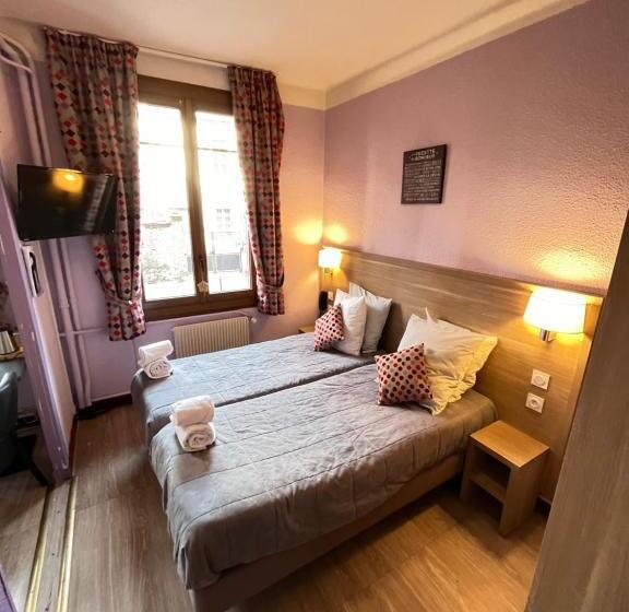 经济型三人房间, Hôtel Du Cheval Blanc Barcelonnette