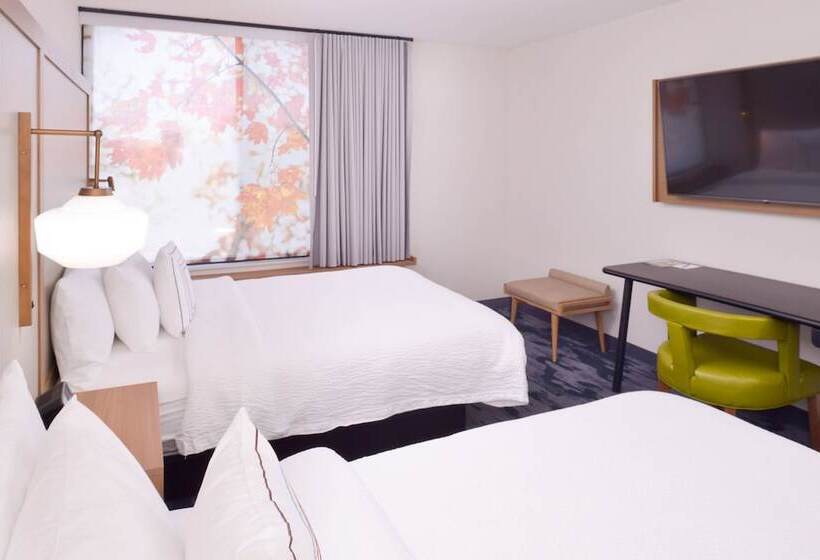 חדר סטנדרט שתי מיטות זוגיות, Fairfield Inn And Suites By Marriott Bakersfield Central