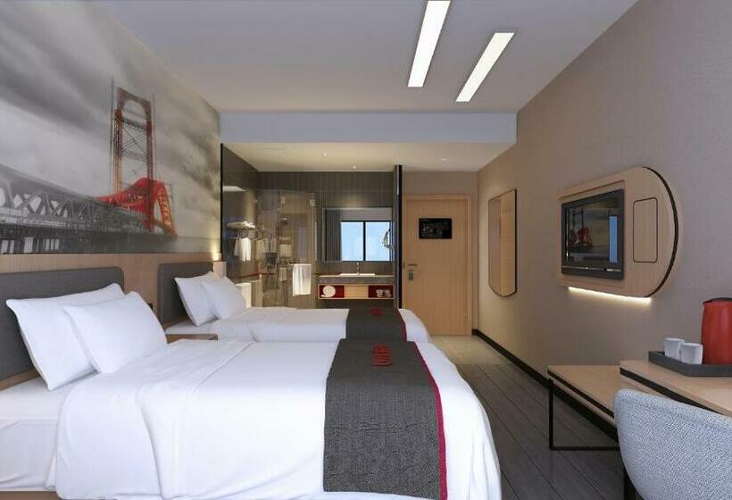 수피리어 룸, Junyi Hotel Hunan Zhangjiajie Sangzhi County Minge Sqaure