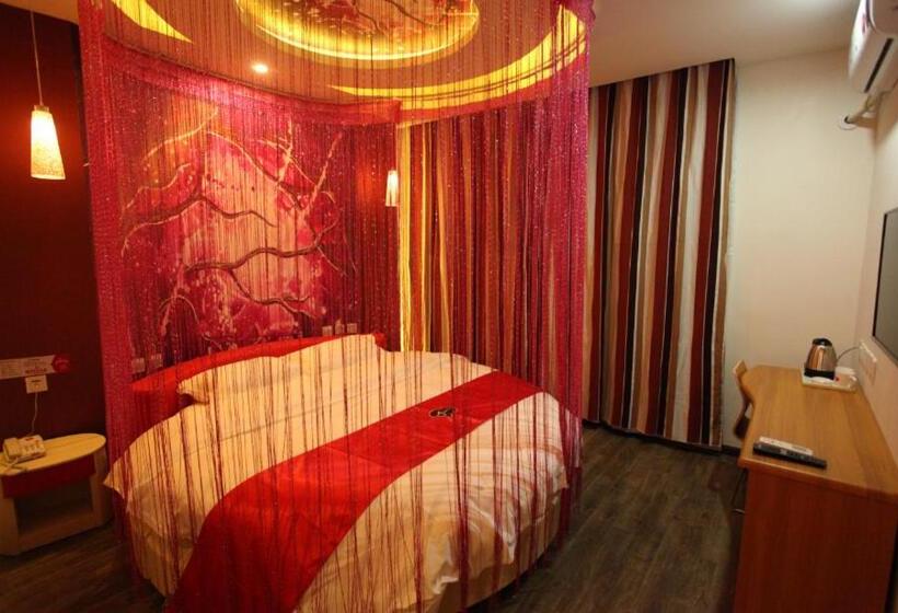 Номер Стандарт, Thank Inn Chain Hotel Hebei Shijiazhuang Gaoyi Town West Fengzhong Road