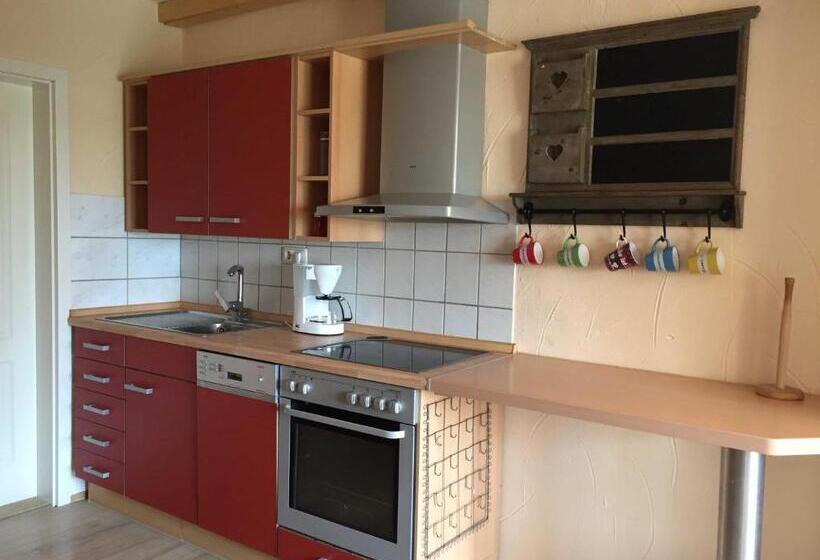 Апартаменты 1 Спальня с Террасой, Ferienhaus 3 _ Ferien Im Gutspark