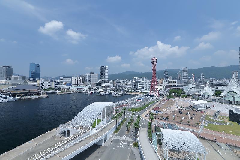 이그제큐티브 룸 킹사이즈 침대, Kobe Meriken Park Oriental