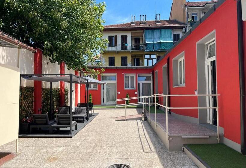 غرفة قياسية رباعية حمام مشترك, Hostel Turin Metro Young