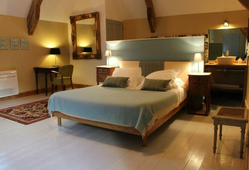 带大床的复式套间, Ferme Château De Cordey & Spa