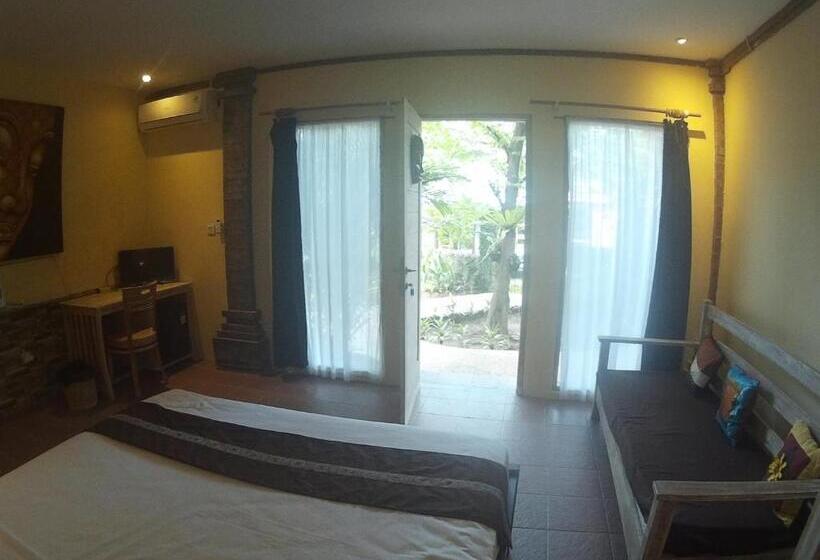 اتاق استاندارد با چشم‌انداز استخر, Puri Canggu Rooms Ll
