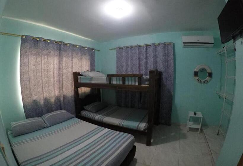 Трехместный Номер Стандарт Совместная Ванная, Casa Hostel San Andres