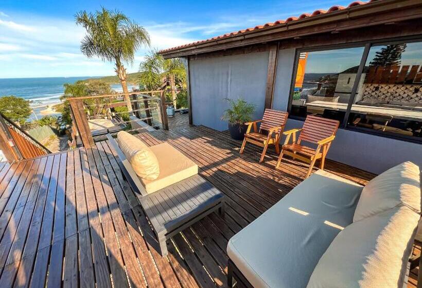 스위트 킹사이즈 침대, Pousada Descanso Do Rei   Vista Para O Mar & Melhor Localização Da Praia Do Rosa