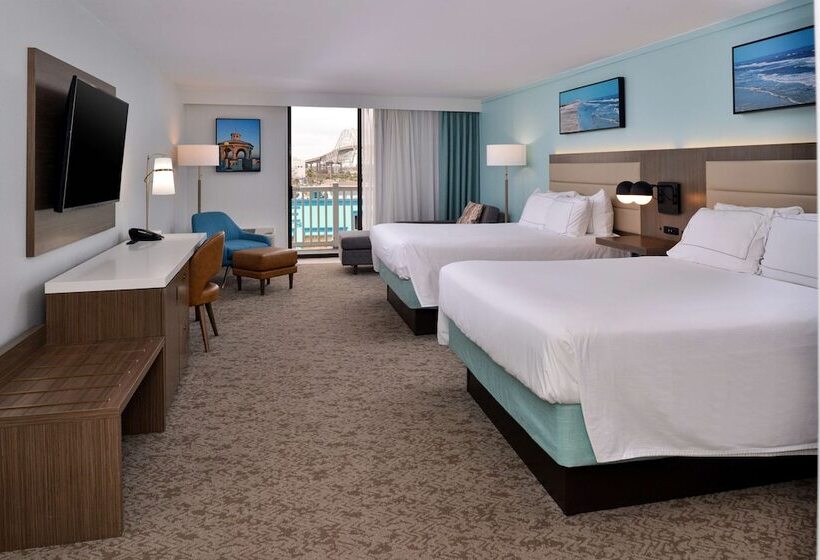 스탠다드 룸 더블 침대 2개, Doubletree By Hilton Corpus Christi Beachfront