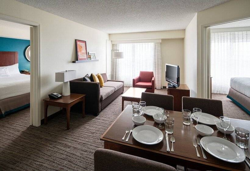 침실 2개 스위트, Residence Inn By Marriott Cypress Los Alamitos