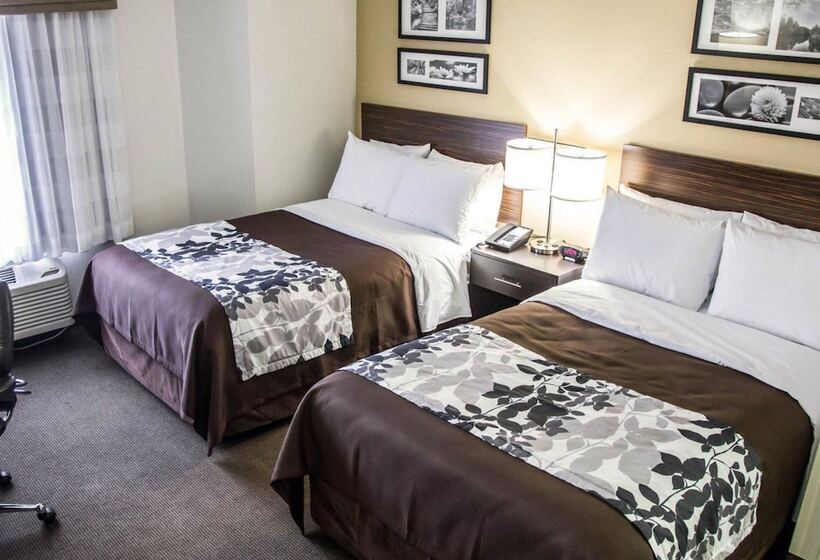 Номер Стандарт 2 Двуспальные Кровати, Sleep Inn Tinley Park I80 Near Amphitheatreconvention Center