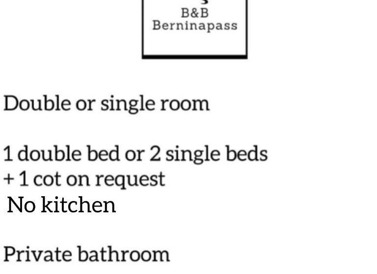 Номер Стандарт, B&b Berninapass