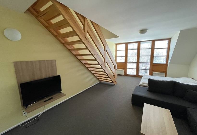 1침실 스탠다드 복층 주택, Wellness Apartmány říčky V Orlických Horách