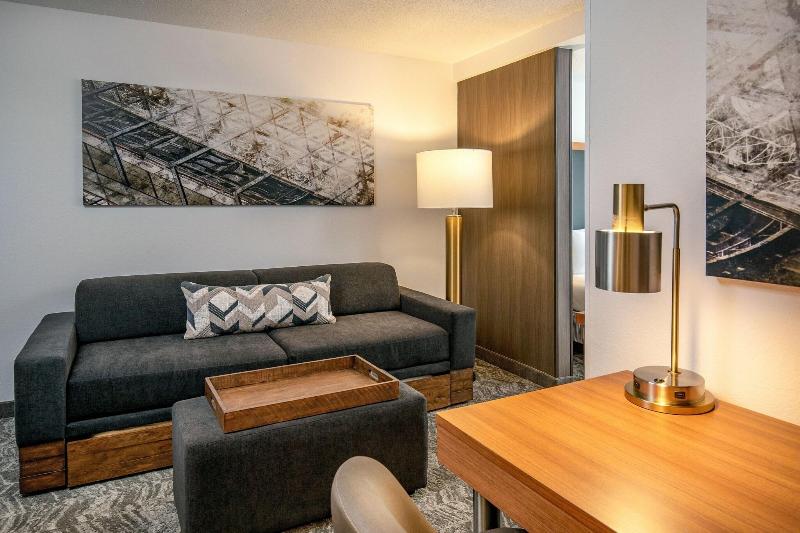 带大床的标准工作室, Springhill Suites By Marriott Hershey Near The Park