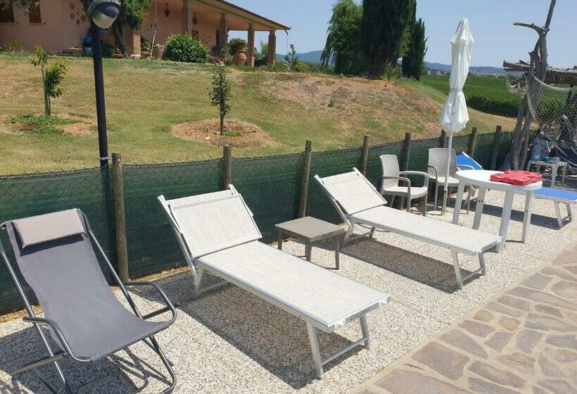 Апартаменты 1 Спальня Вид на Бассейн, Agriturismo Diaccialone