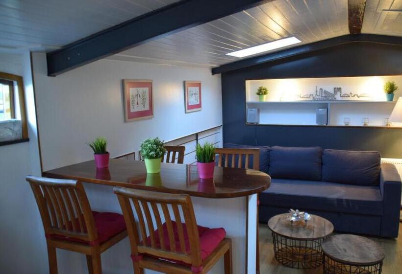 침실 2개 아파트, Boathotel Rotterdam Anna