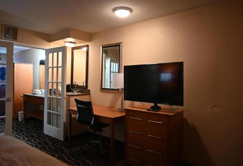 带大床的套房, Quality Inn & Suites I 35 Near Frost Bank Center