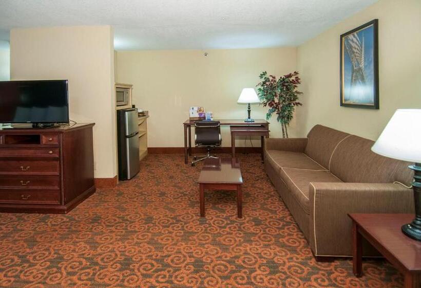 Люкс Кровать Кинг, Governors Suites Hotel Oklahoma City Airport Area