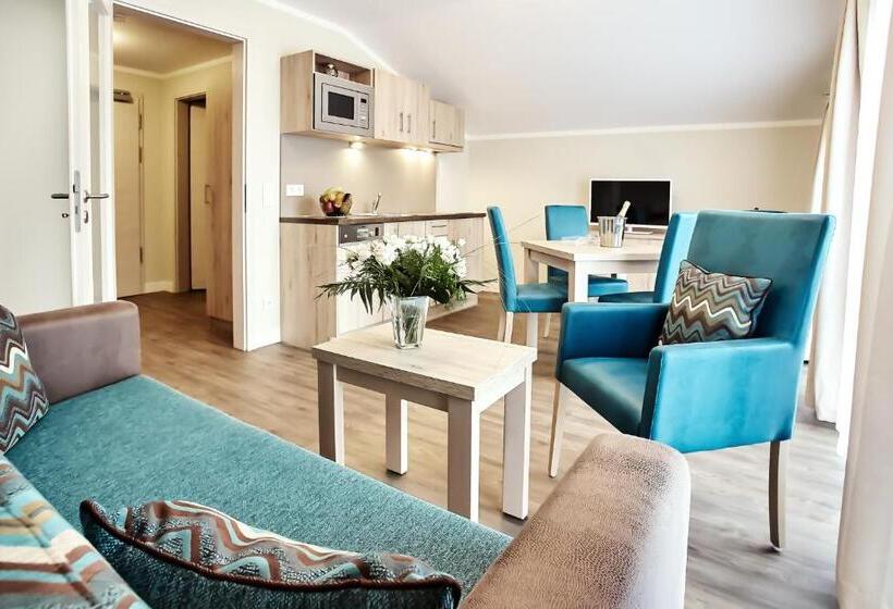 带1个卧室的公寓, Akzent Apartmenthotel Residenz
