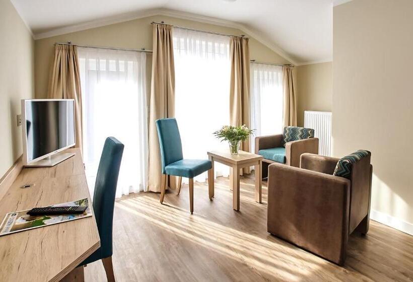 带海景的标准工作室, Akzent Apartmenthotel Residenz