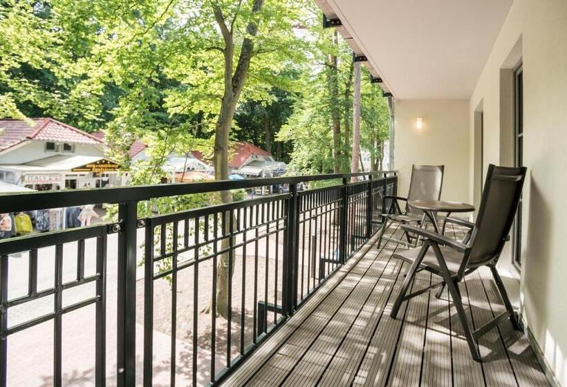 带2个卧室的公寓, Akzent Apartmenthotel Residenz